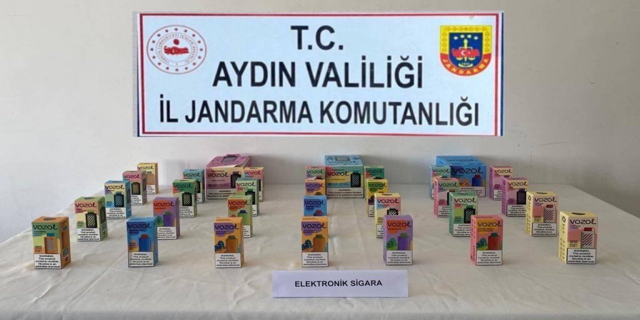Didim’de 59 adet elektronik sigara ele geçirildi