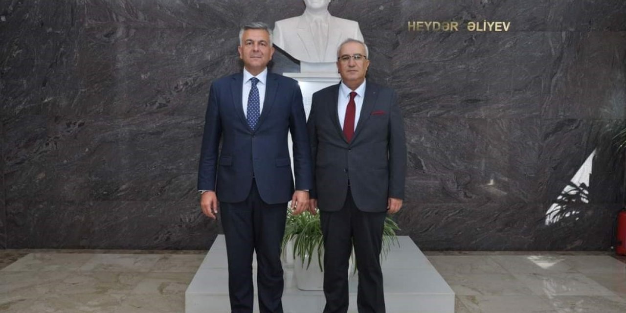 Başkan Cengiz Arslan, kardeş kent Bilasuvar’ı ziyaret etti