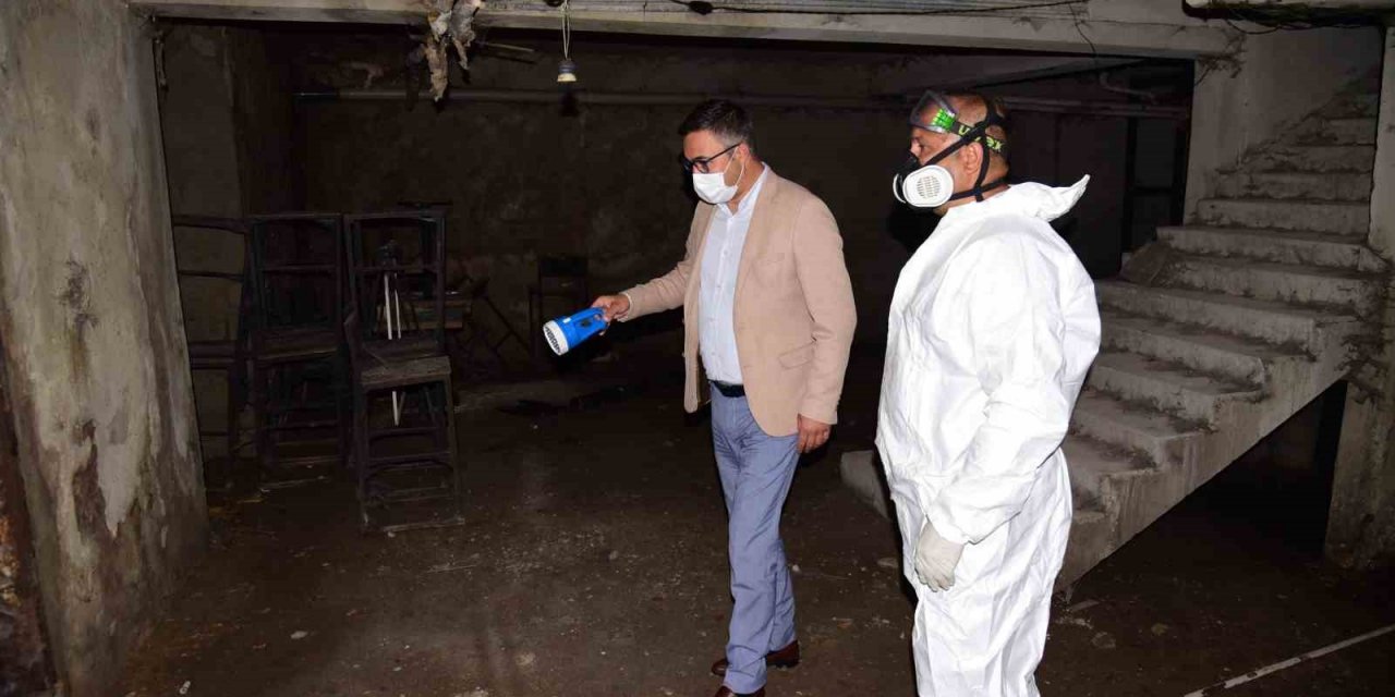 Manisa’da haşere üreme alanları ilaçlandı