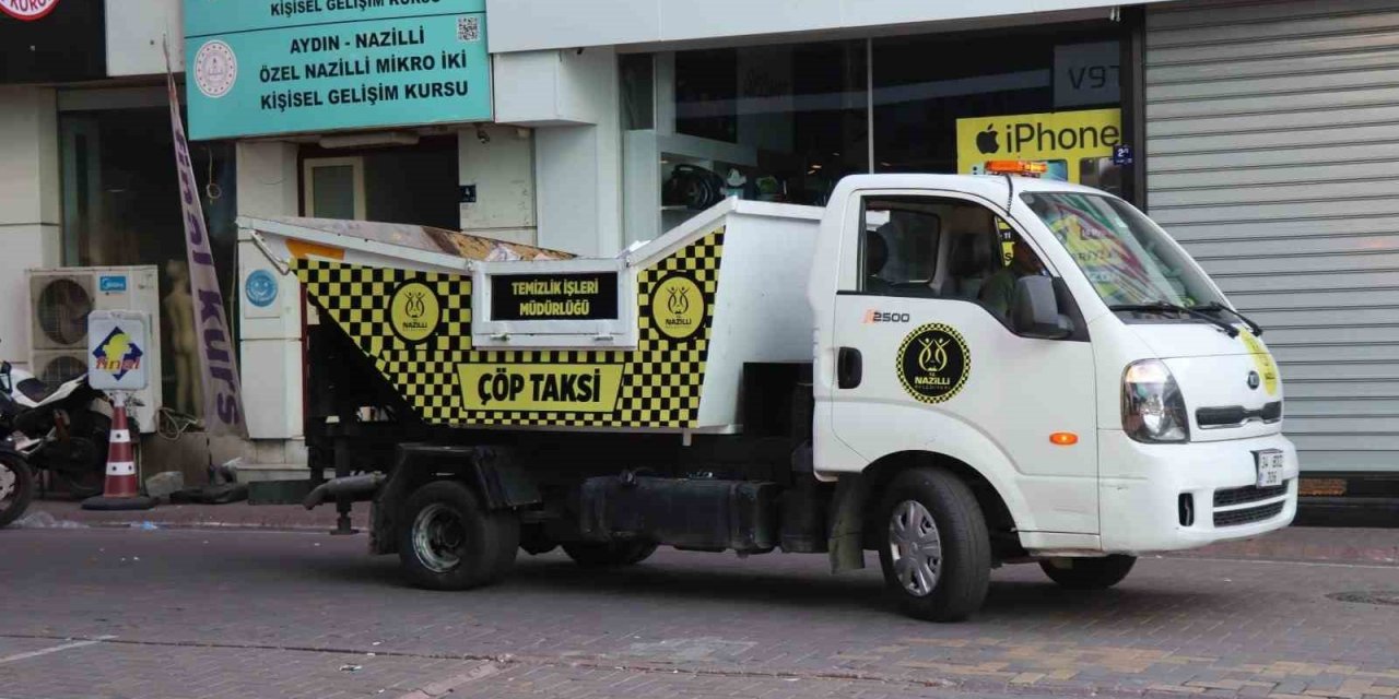 Nazilli’de çöp taksi hizmet vermeye başladı