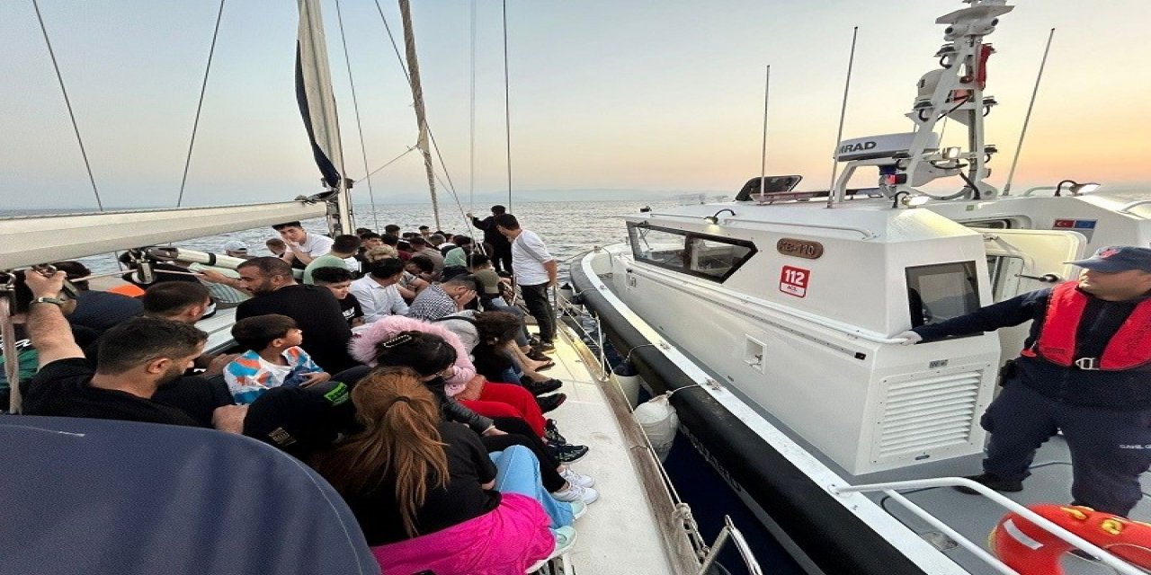 Bodrum’da 78 düzensiz göçmen yakalandı; 2 gözaltı