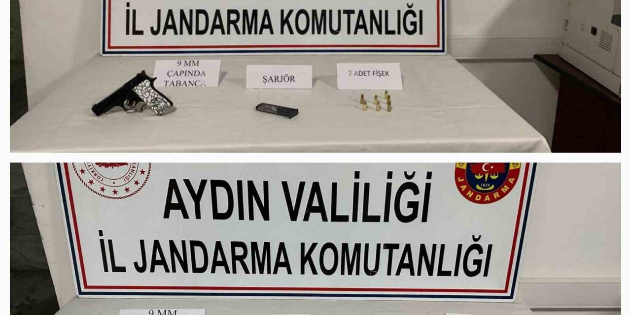 Karacasu’da kaçak silah operasyonu