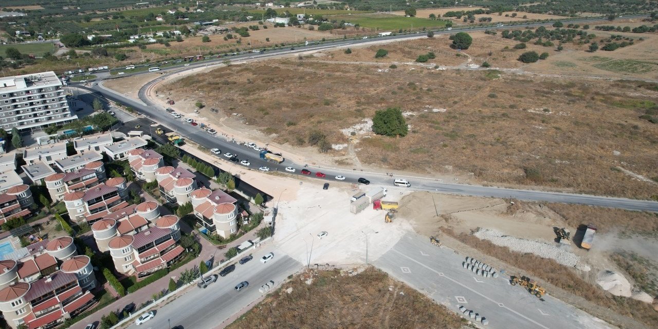 MUOSB Kavşağı’nda çalışmalar sürüyor