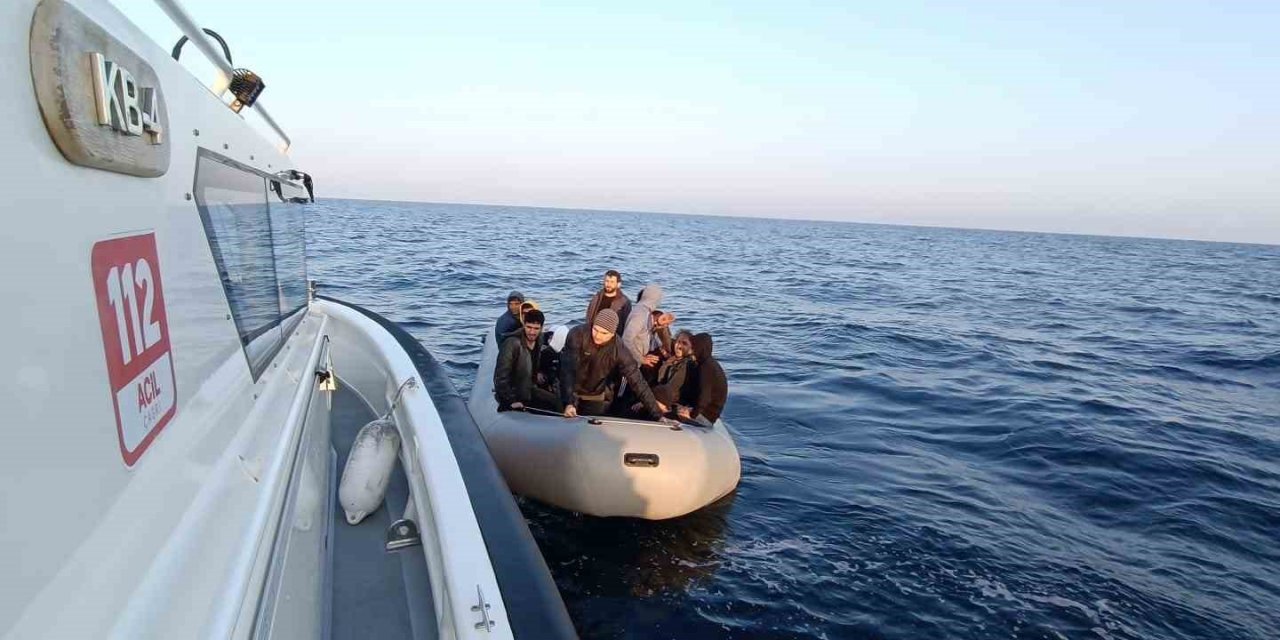 Aydın’da 36 düzensiz göçmen kurtarıldı