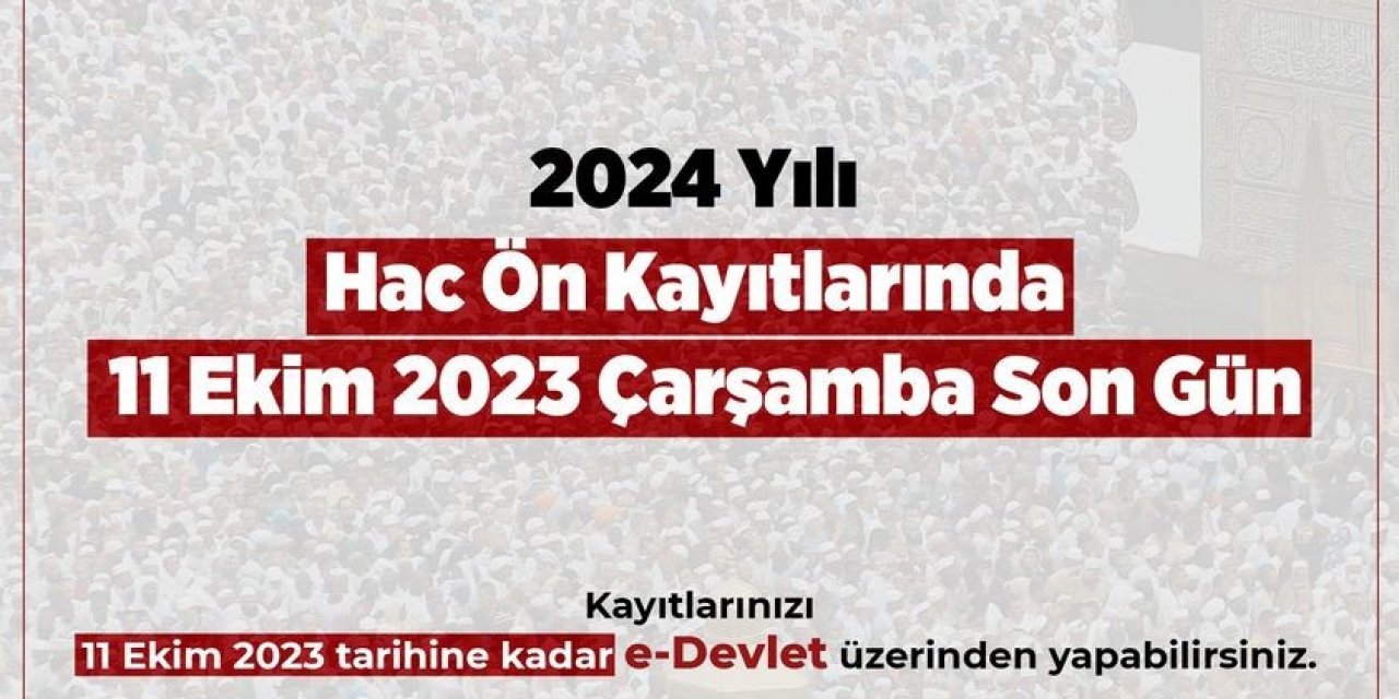 Aydın Müftülüğü hac ön kayıtları konusunda vatandaşları uyardı