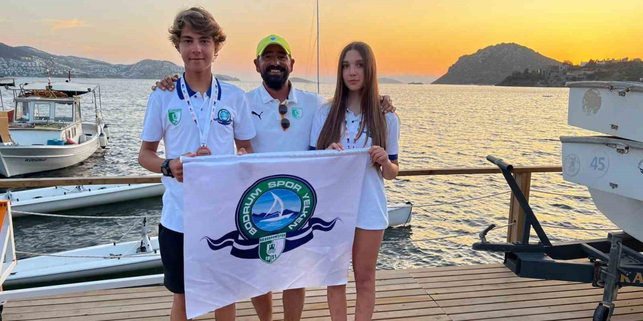 Bodrumsporlu yelkenciler derece yaptı