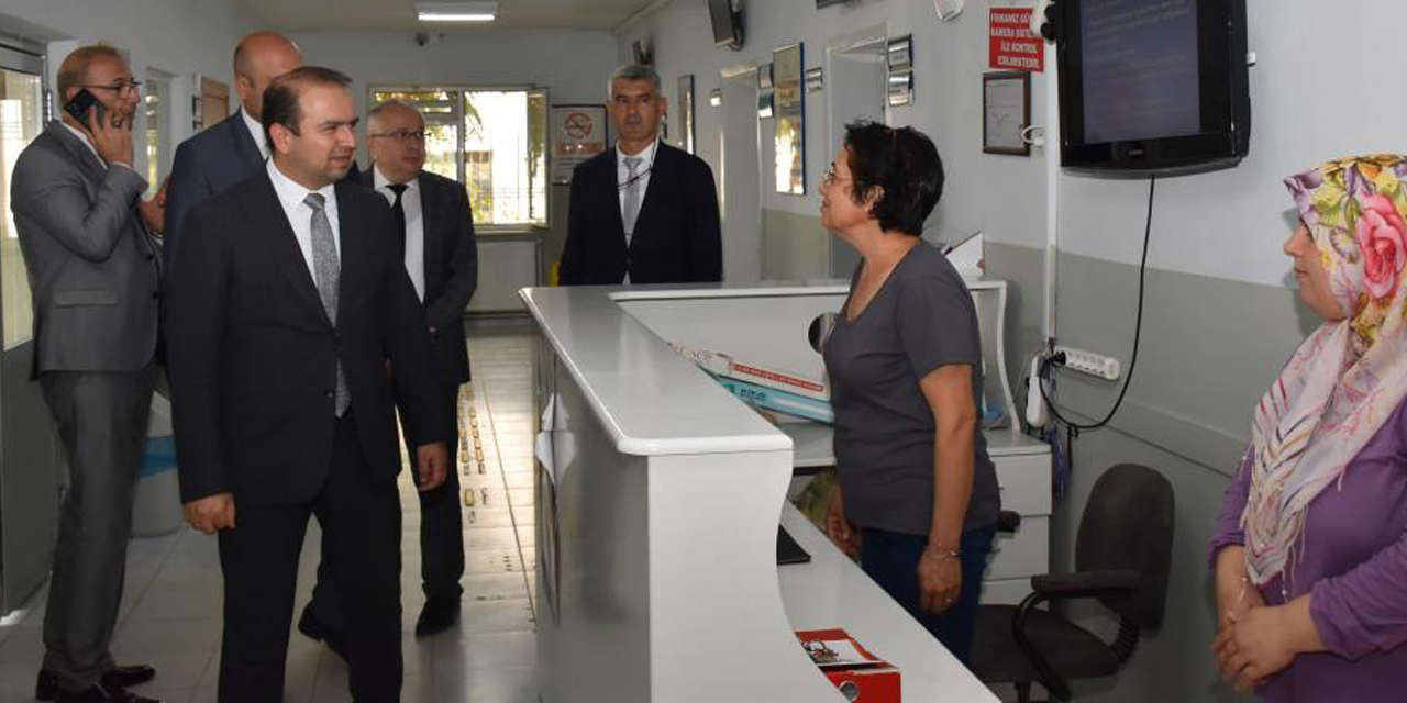 İl Sağlık Müdürü Şenkul, Çine’de incelemelerde bulundu