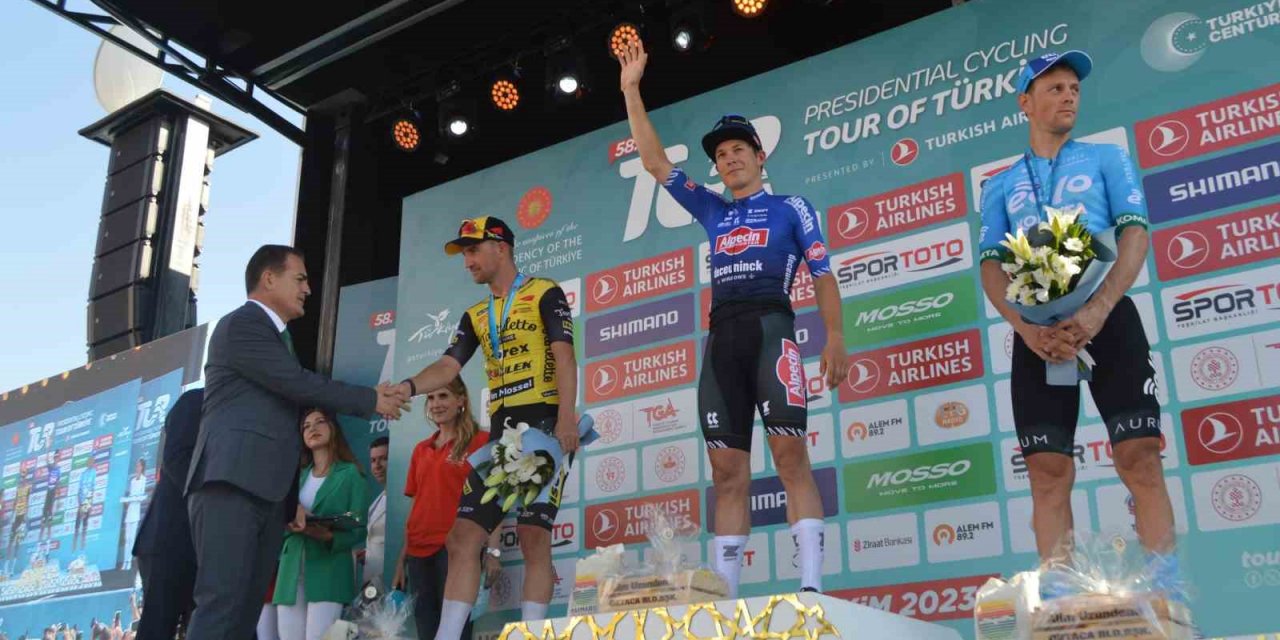 58. Cumhurbaşkanlığı Türkiye Bisiklet Turu’nun Fethiye-Marmaris etap birincisi Philipsen oldu