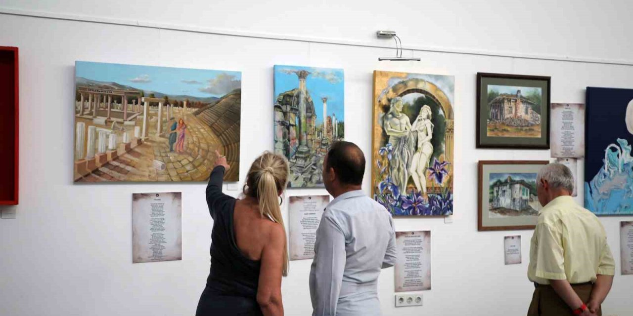 Stratonikeia resim ve şiir sergisi açıldı