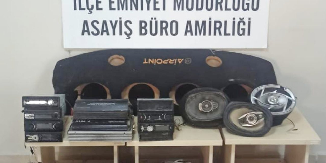 Otomobillere dadanan hırsız yakalandı