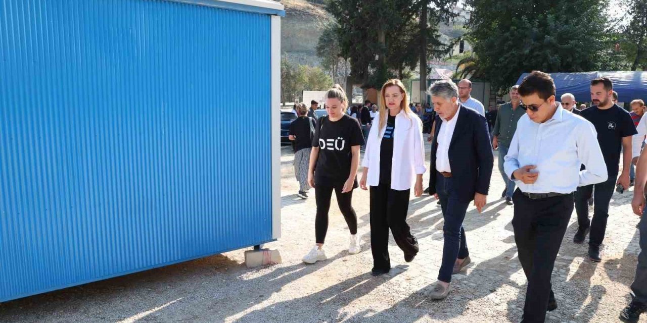 DEÜ, Hatay’da Dokuz Eylül Çarşı Yaşam Alanını kurdu