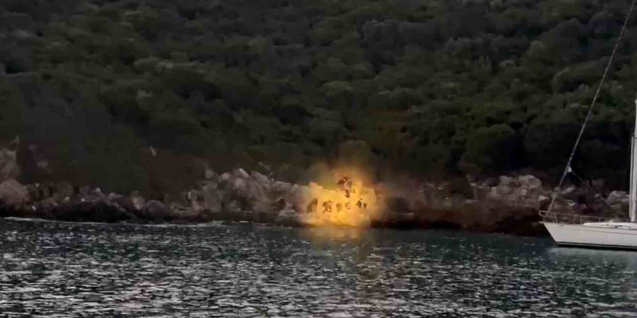 Göçmen kaçakçıları Yelkenli teknede yakalandı