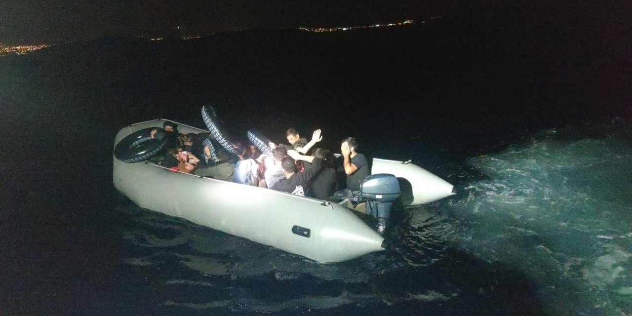 Bodrum’da 22 düzensiz göçmen yakalandı
