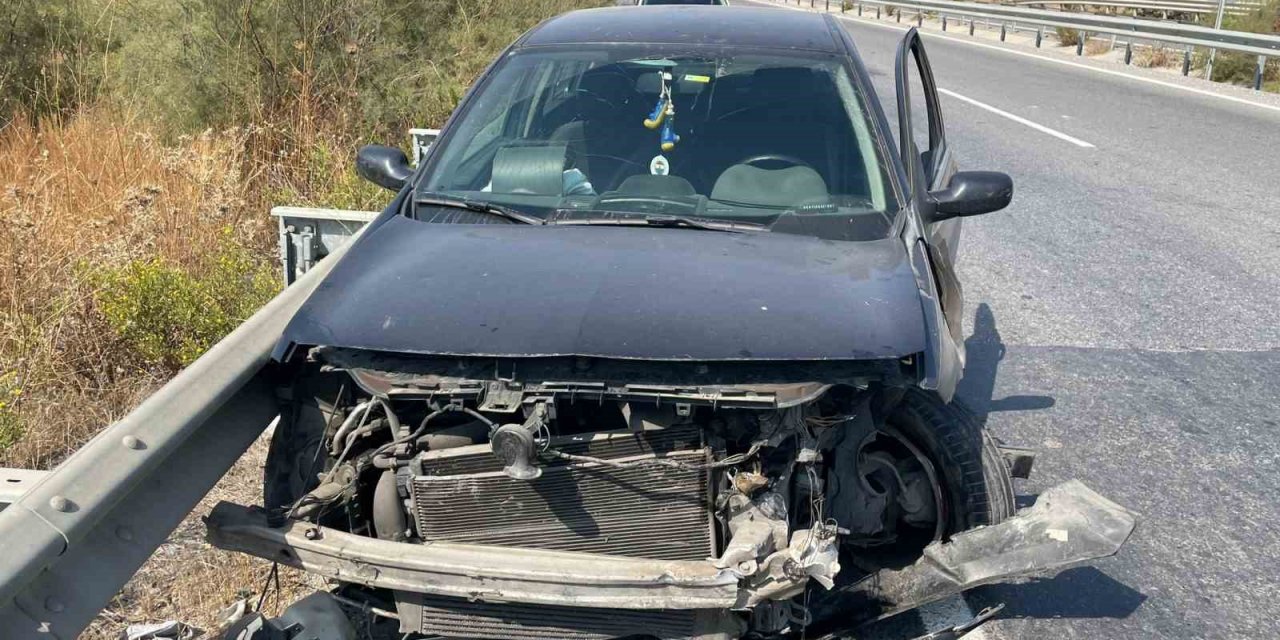 Köpeğe çarpmamak için canından oluyordu