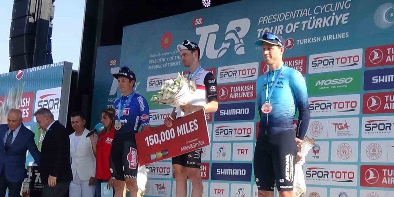 58. Cumhurbaşkanlığı Türkiye Bisiklet Turu’nun Selçuk-Manisa-İzmir etabını Jay Vine kazandı