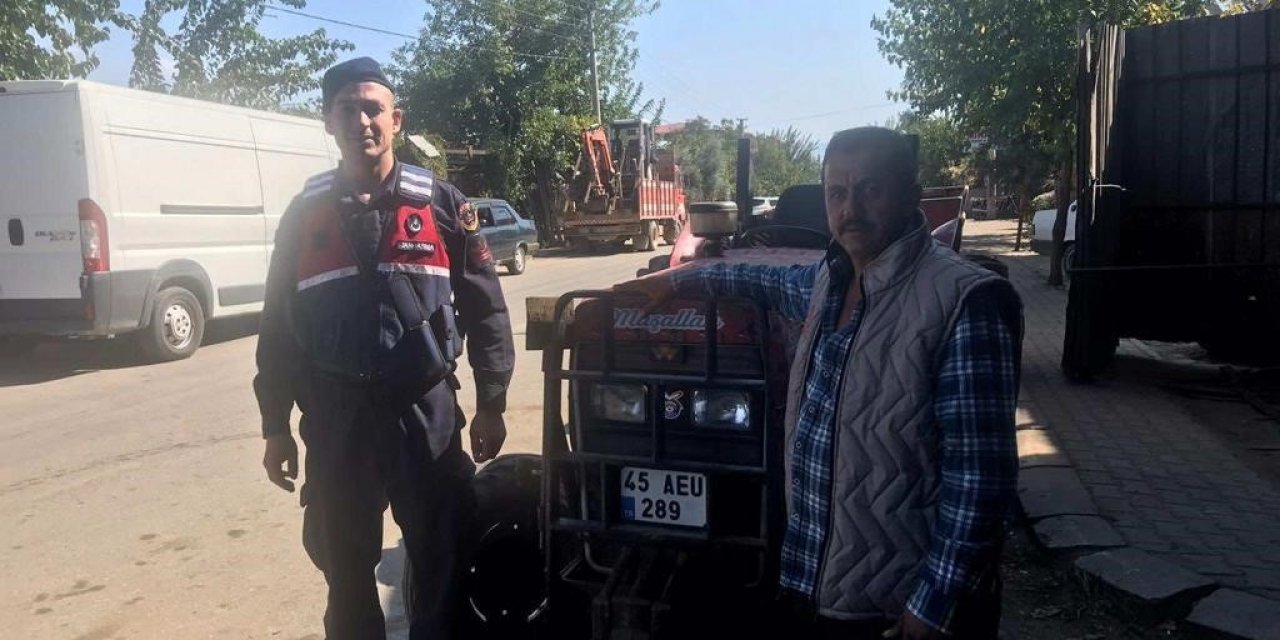Çalınan traktör bulundu