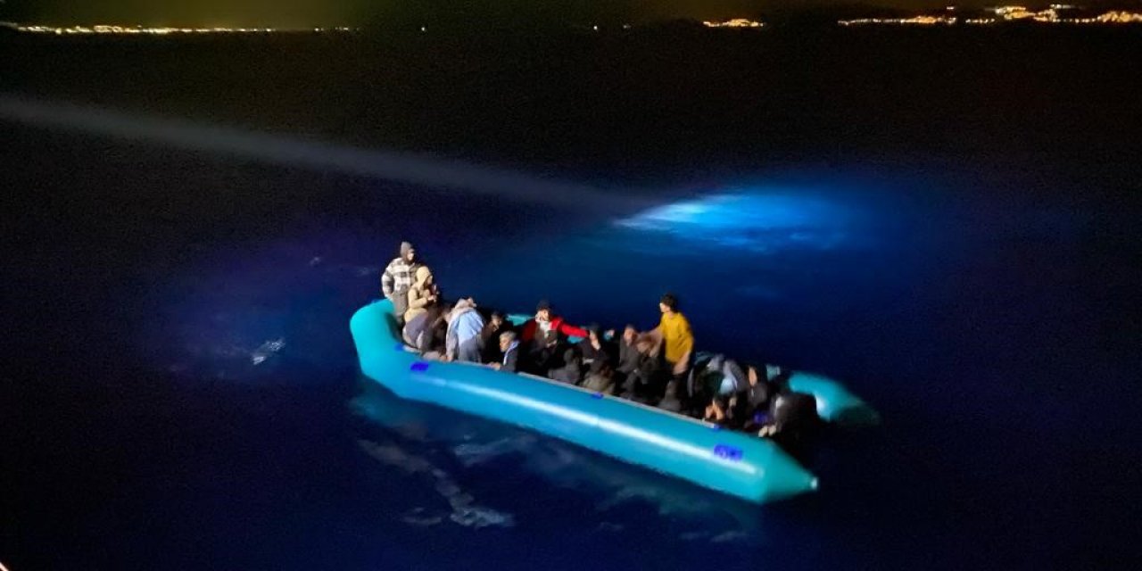 Bodrum’da 21 düzensiz göçmen yakalandı