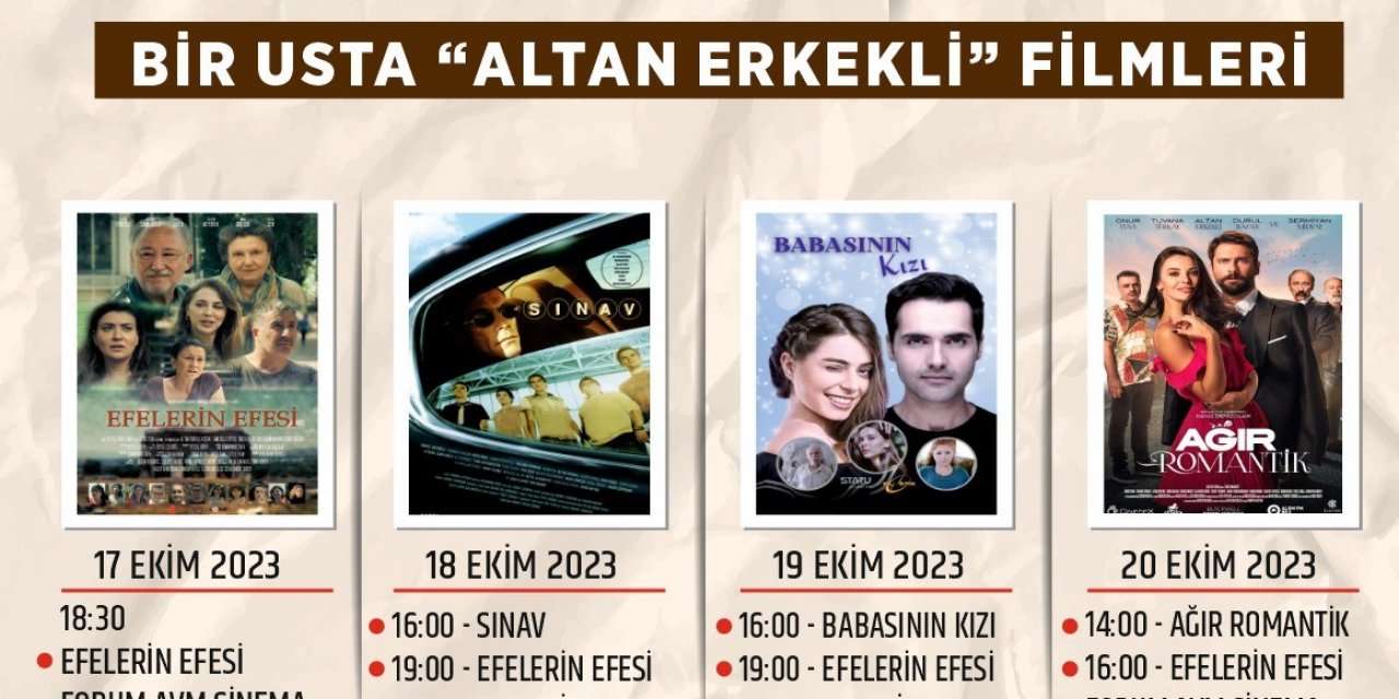 Efeler Belediyesi Film Günleri başlıyor