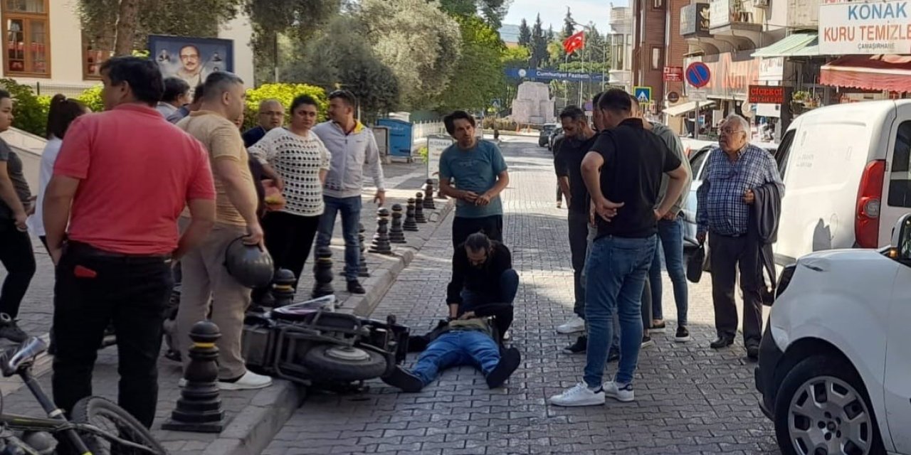 Menteşe’de trafik kazası: 1 yaralı