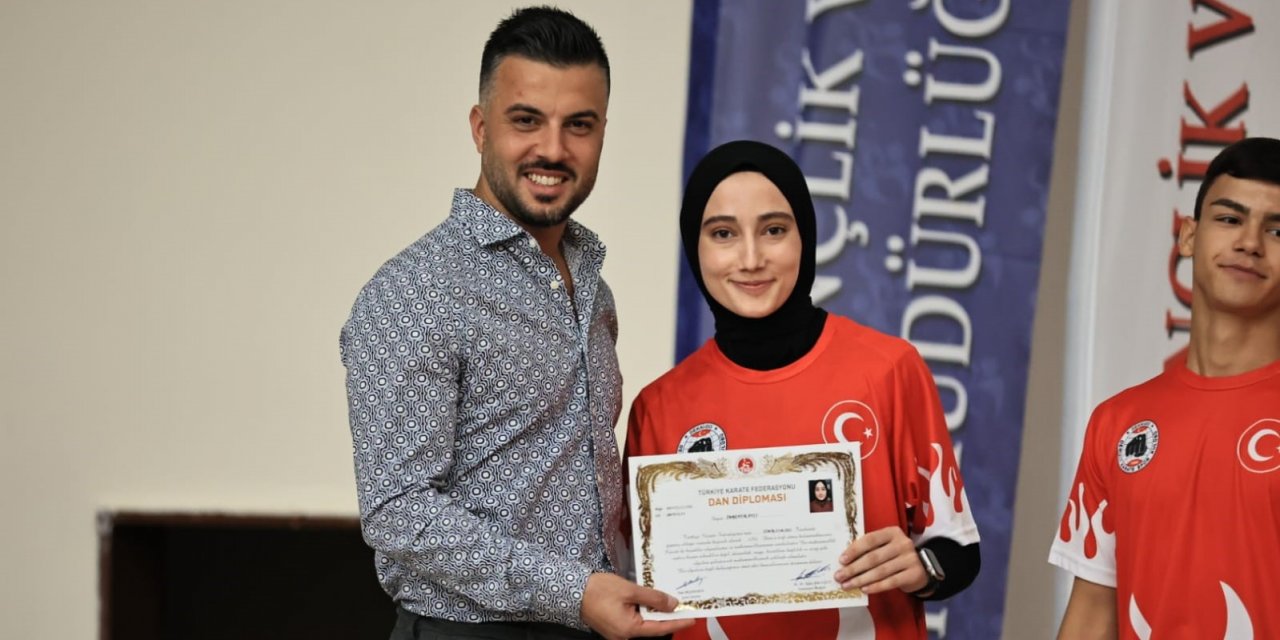 Başarılı 92 karateci ödüllendirildi