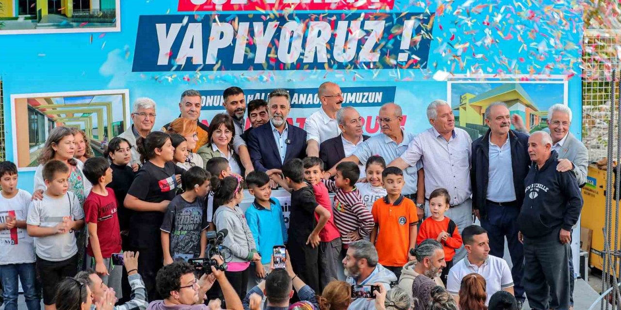 Bayraklı’nın beşinci anaokulu için temel atıldı