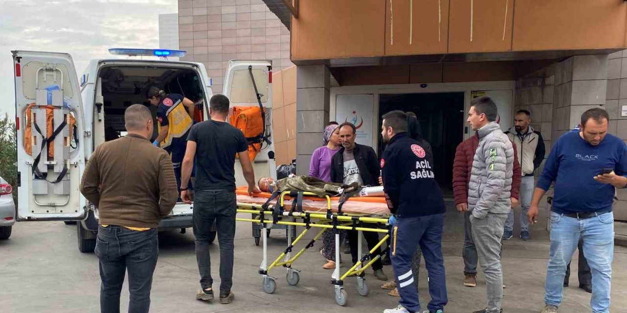 Babasının kullandığı traktörün çarptığı bebek ağır yaralandı