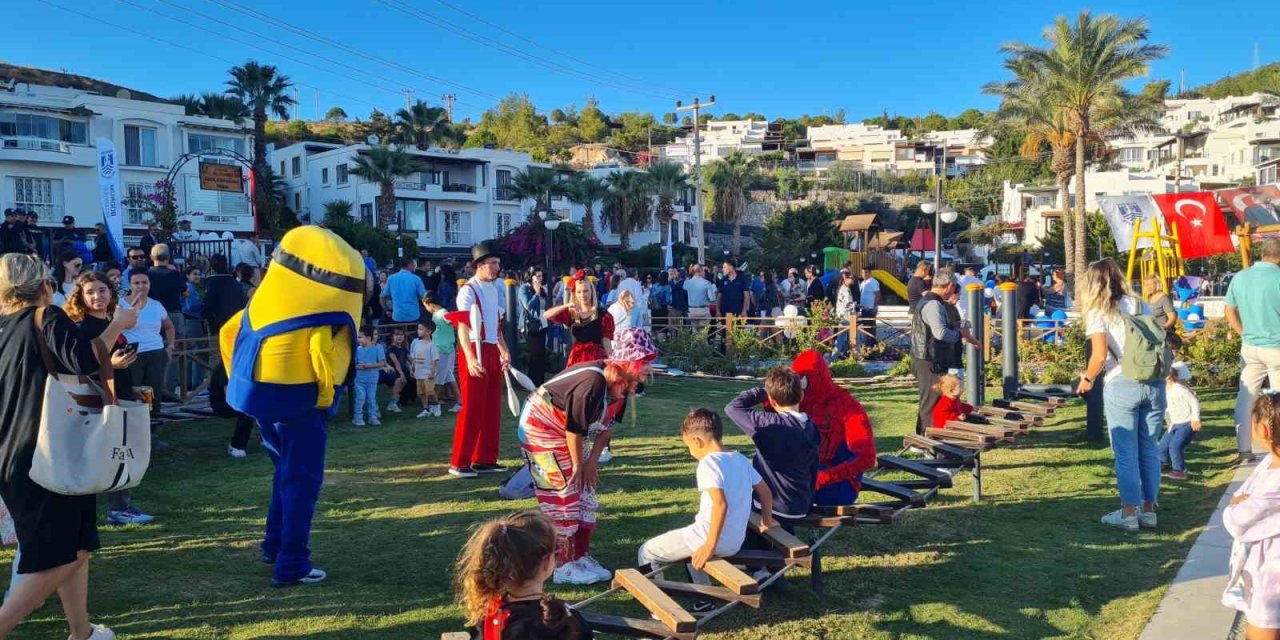 Bodrum’da gözyaşları arasında park açılışı
