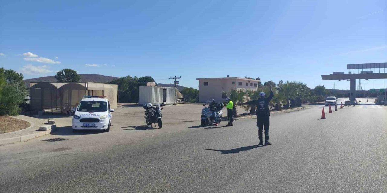 Çeşme’de kazaların ardından motosikletlere sıkı denetim