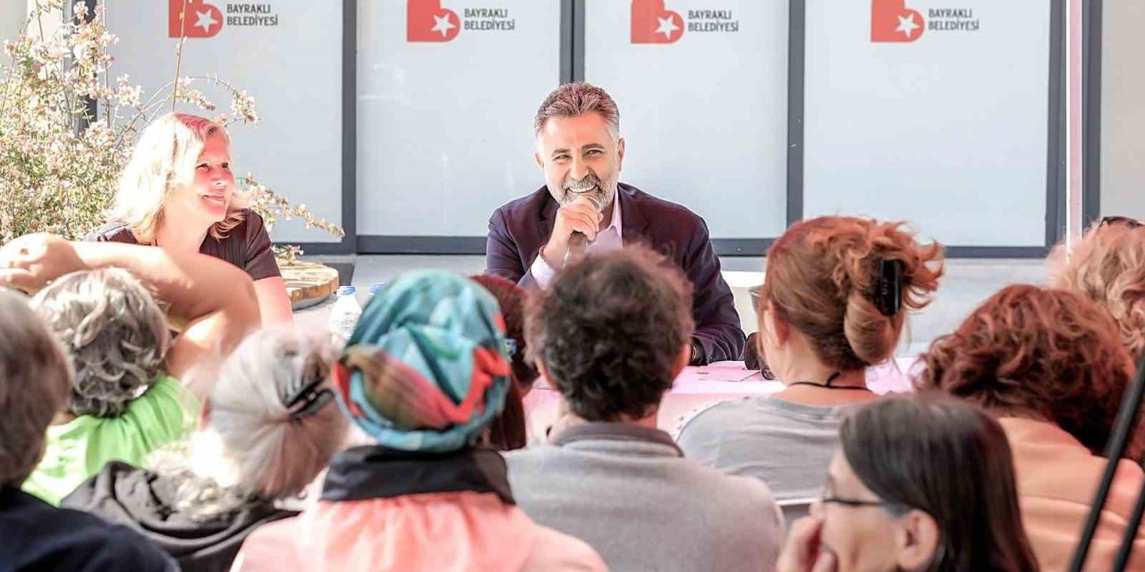 Başkan Sandal kadın kursiyerlerle buluştu