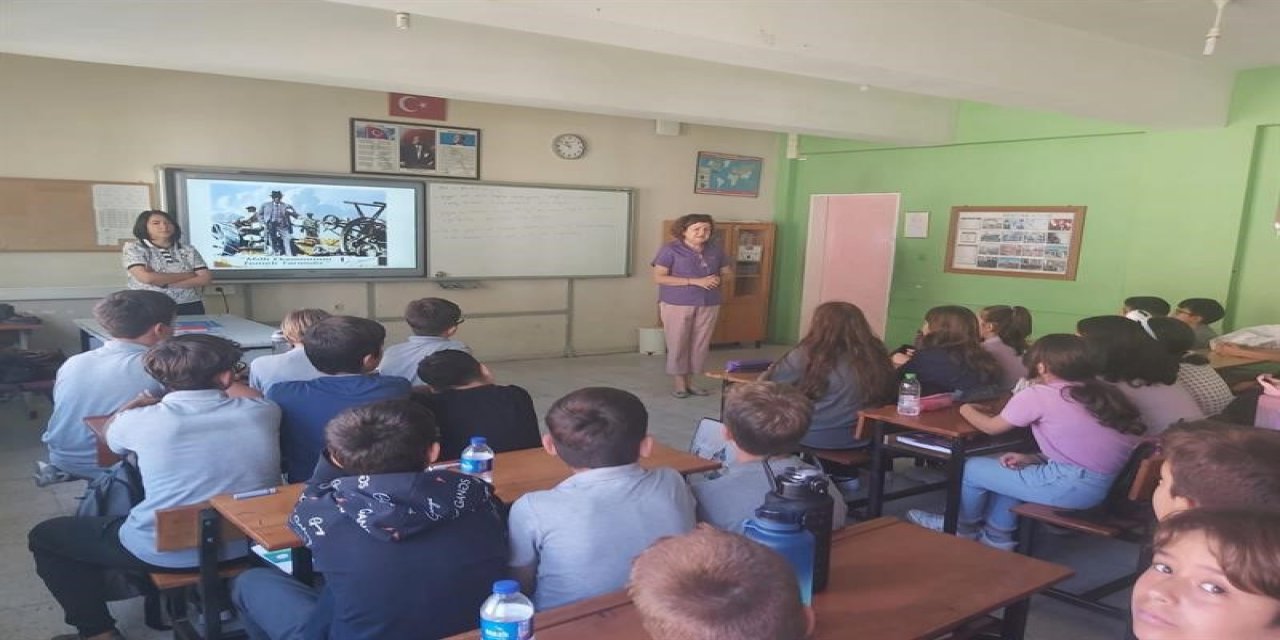 Öğrencilere ’organik tarım’ eğitimi verildi