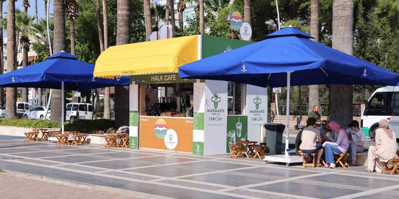 Marmaris’te Halk Büfe açıldı