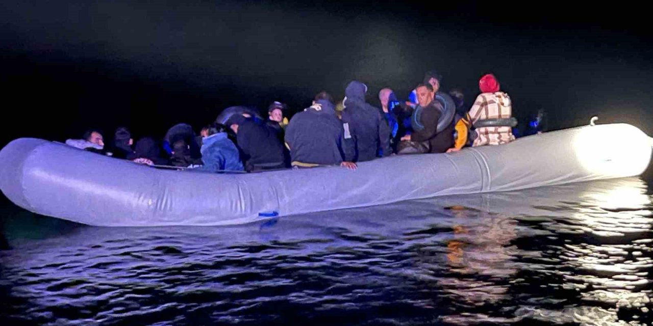 Aydın’da 37 düzensiz göçmen kurtarıldı, 41’i yakalandı