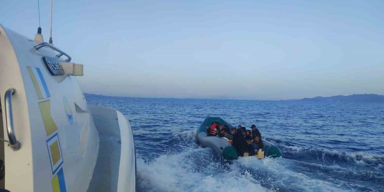 Bodrum’da 32 düzensiz göçmen yakalandı
