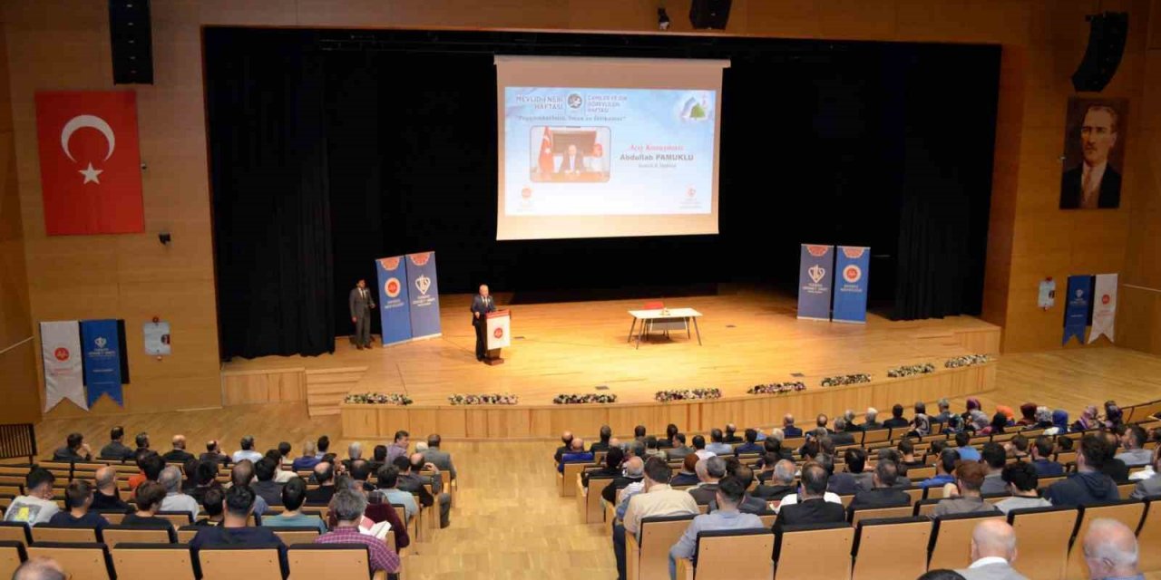 Denizli’de ’Peygamberimiz, İman ve İstikamet’ konferansı gerçekleştirildi