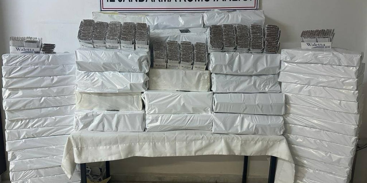 Aydın’da 66 bin doluma hazır bandrolsüz sigara paketi ele geçirildi