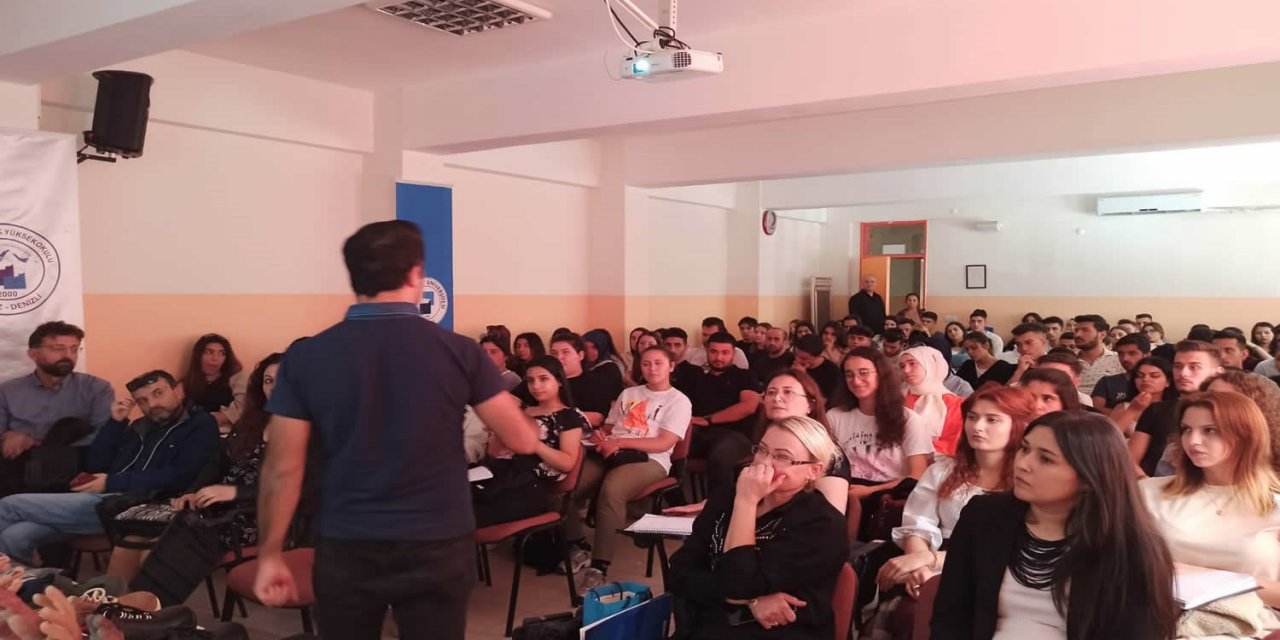 Honaz MYO’da iş yaşamında koruyucu malzemelerin önemi anlatıldı