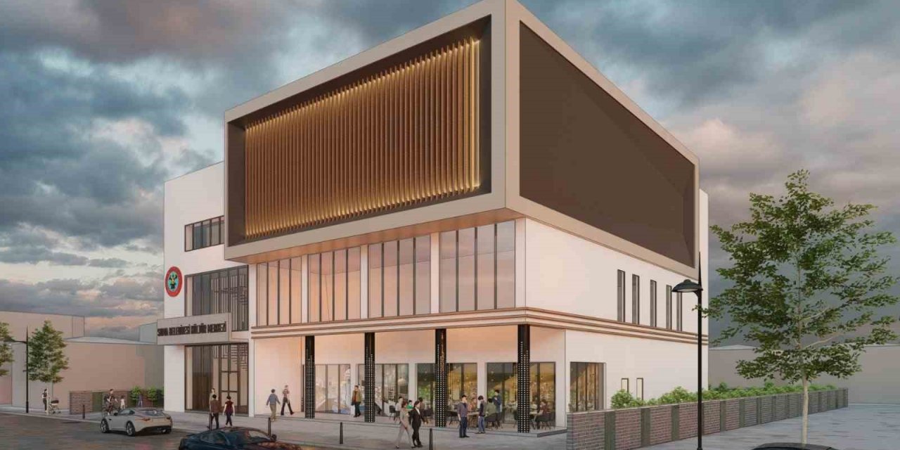 Soma’nın yeni kültür merkezi yükseliyor