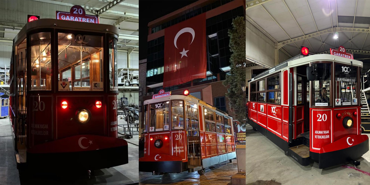 Nostaljik tramvay yollara çıktı