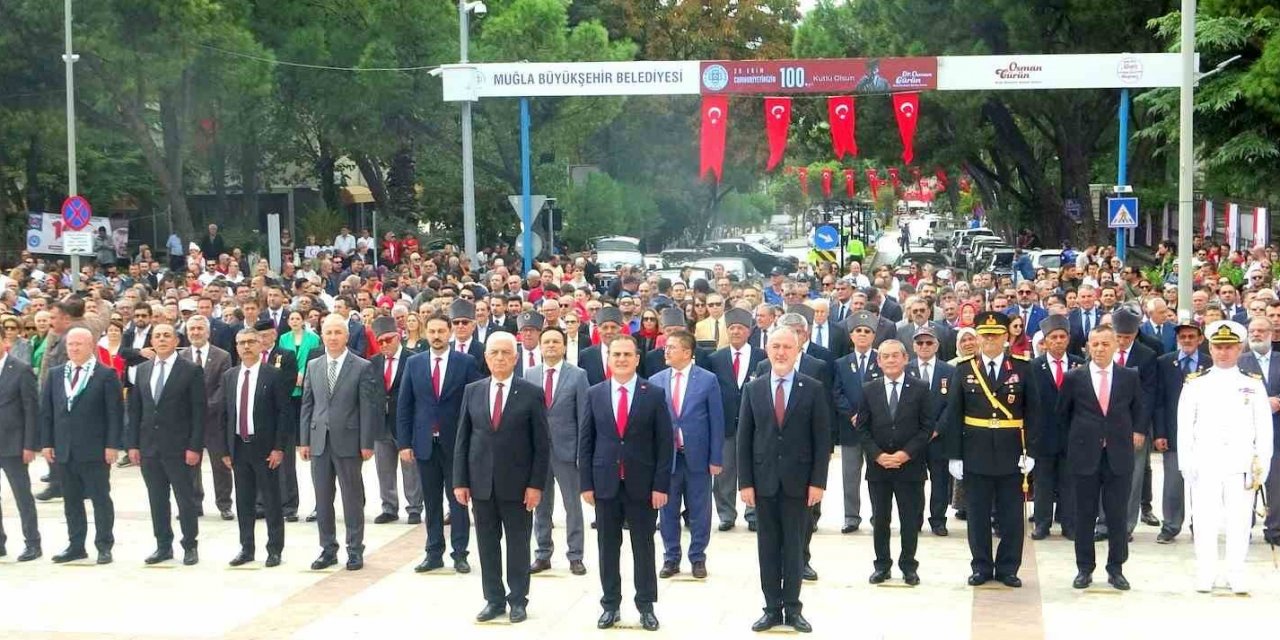 Muğla’da cumhuriyetin 100’üncü yılı kutlanmaya başladı