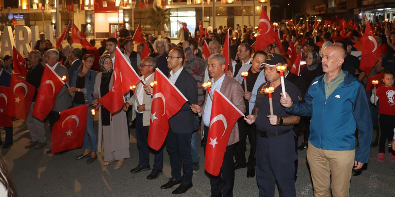 Koçarlı’da ’Fener Alayı’ coşkusu yaşandı