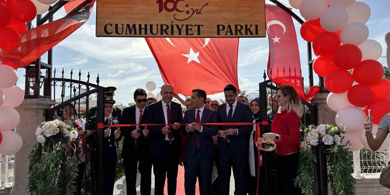 100.Yıl Cumhuriyet Parkı açılış töreni gerçekleşti
