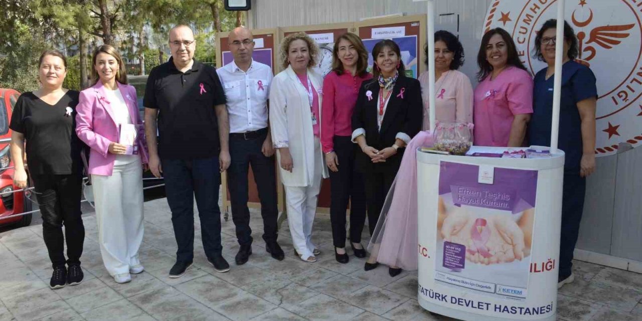 Aydınlı kadınlar meme kanserine karşı bilgilendirildi