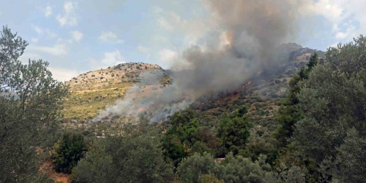 Seydikemer orman yangını söndürüldü
