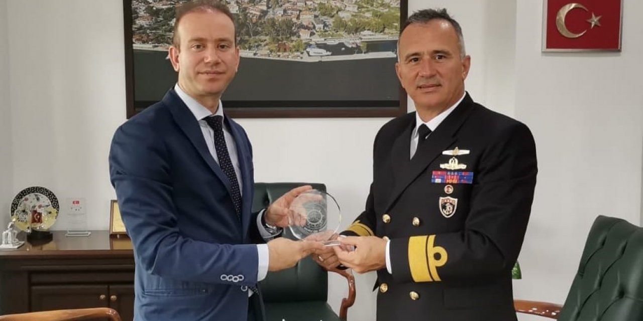 Aksaz Deniz Üs Komutanı Tuğamiral Eski Köyceğiz’e geldi