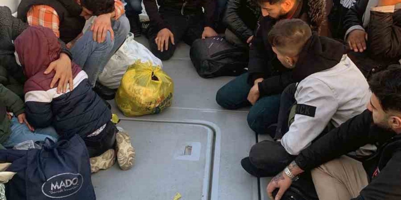Dalaman’da Yunanistan’ın geri ittiği 20 düzensiz göçmen kurtarıldı