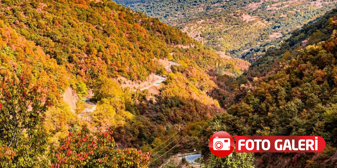 Aydın dağlarındaki son bahar manzaraları mest etti