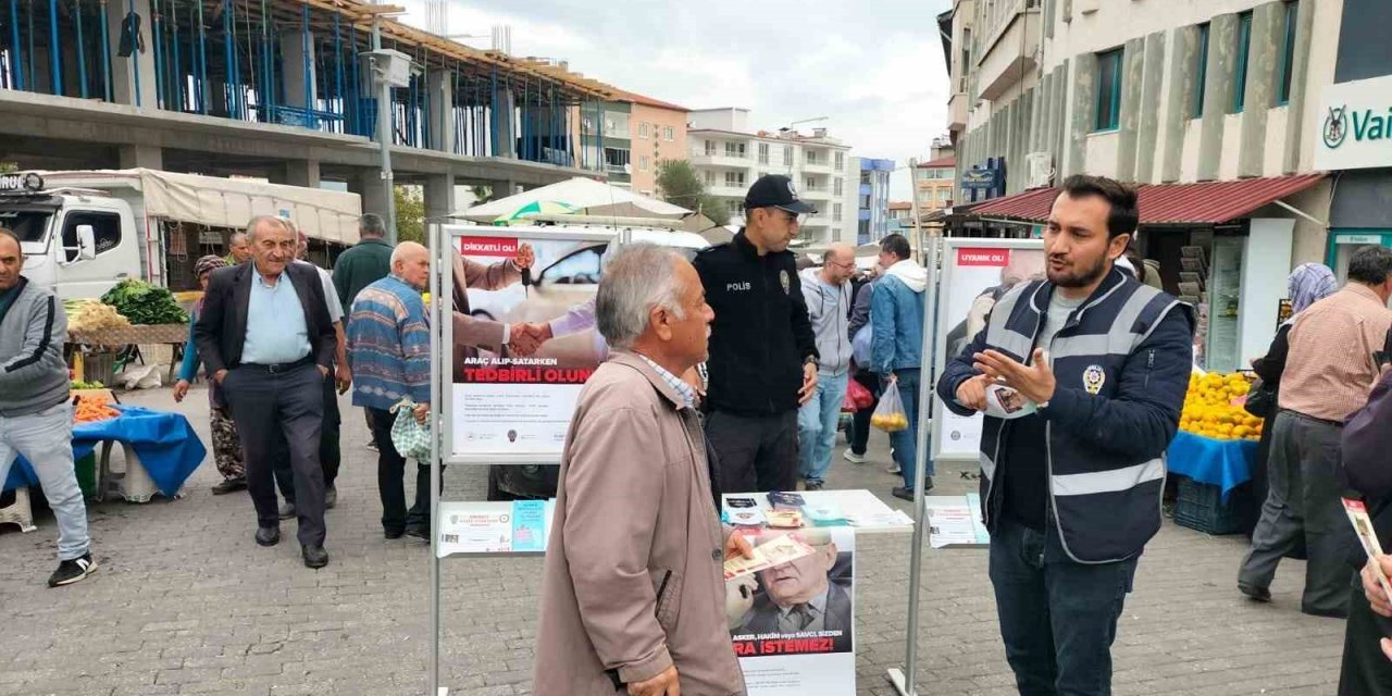 Buldan polisi vatandaşları dolandırıcılık ve hırsızlık olaylarına karşı bilgilendirdi
