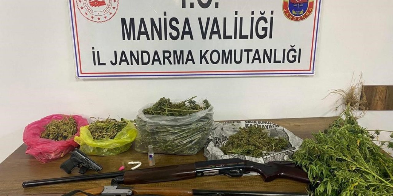 Manisa’da jandarmadan uyuşturucu operasyonu