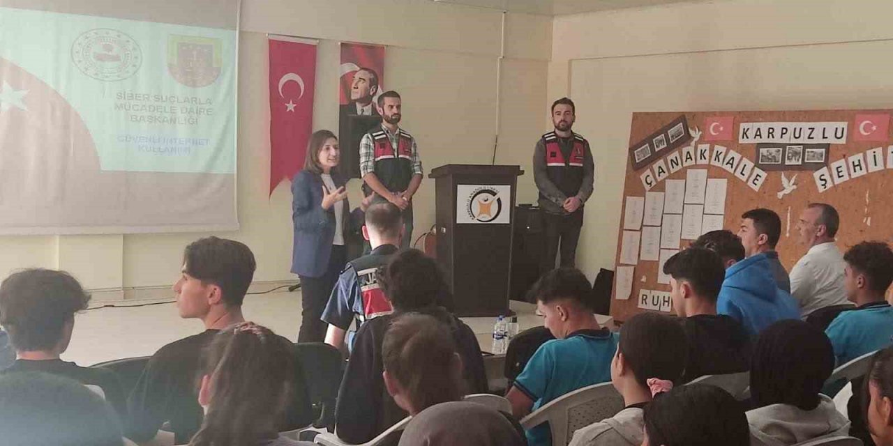 Aydın’da jandarmadan Siber Zorbalıkla Mücadele eğitimi