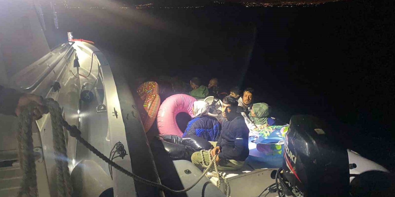 Bodrum’da 24 düzensiz göçmen yakalandı, 16 göçmen kurtarıldı